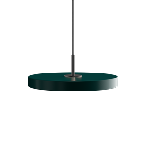Umage - Asteria pendel m/ sort top - mini - Forest green  (Ø31 cm)